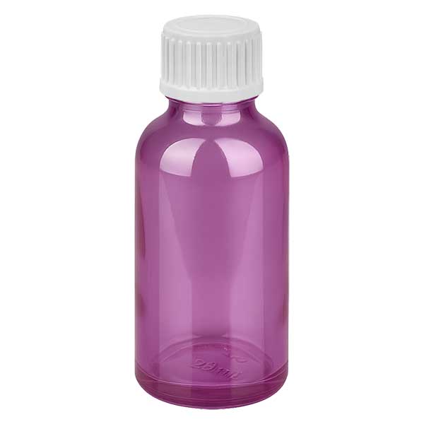30ml Tropfflasche 0.9mm weiss Standard PurpleLine. UT18/30