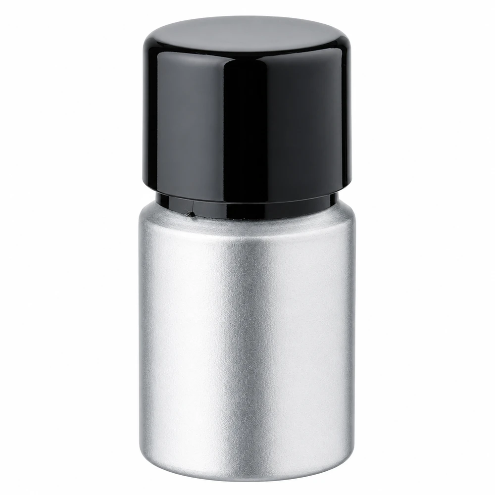 Robuste 10ml Aluminium Flasche - korrosionsbeständige gebeizte Oberfläche mit sicherem Verschluss