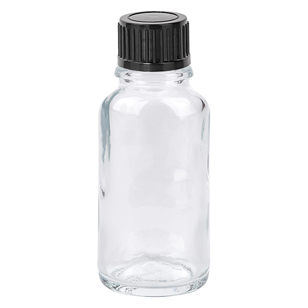 20ml Flasche 11mm Schraubverschluss schwarz Standard ClearLine UT18/20 20ml Flasche 11mm Schraubverschluss schwarz Standard ClearLine UT18/20