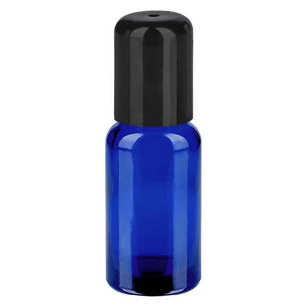 20ml Roll-On Flasche schwarz Standardverschluss BlueLine UT18/20
