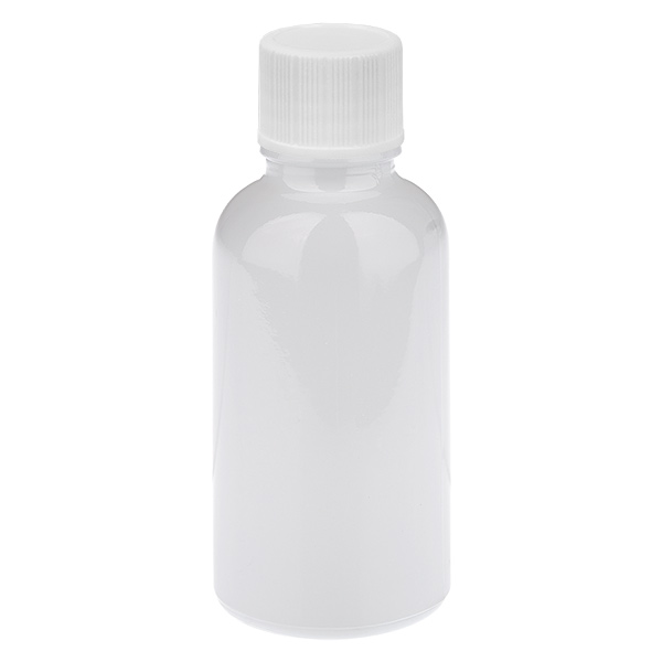 30ml Flasche 11mm Schraubverschluss weiß Standard WhiteLine UT18/30