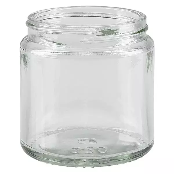 120ml Glastiegel. klar ohne Deckel, Gewinde 58mm/R3 ApoGlas 120ml Glastiegel. klar ohne Deckel, Gewinde 58mm/R3 ApoGlas