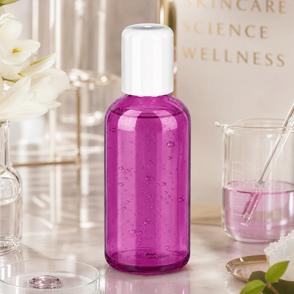 Wiederverwendbare 100ml Glasflasche mit Roll-On Verschluss für nachhaltige Kosmetikverpackungen