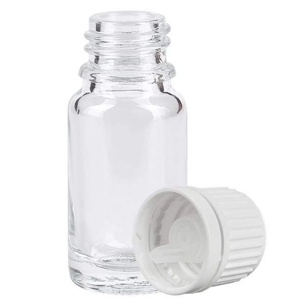 10ml Tropfflasche 0.7mm weiß Originalitätsverschluss ClearLine UT18/10 10ml Tropfflasche 0.7mm weiß Originalitätsverschluss ClearLine UT18/10