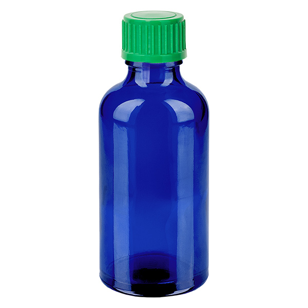 50ml Tropfflasche 0.8mm grün Standardverschluss BlueLine UT18/50