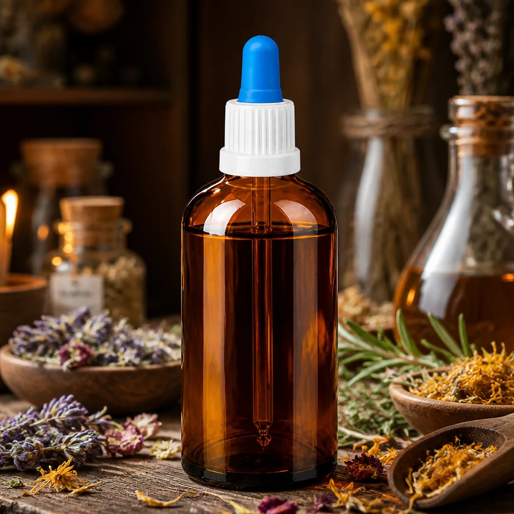 100ml Pipettenflasche weiß/blau Originalitätsverschluss BrownLine UT18/100 100ml Tropferflasche aus Borosilikatglas mit ergonomischem Design für einfache Handhabung
