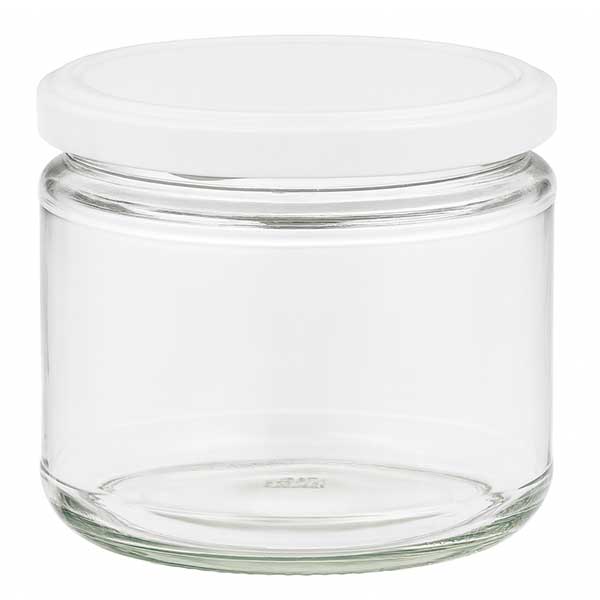 330ml Rundglas mit BasicSeal Deckel weiß UNiTWIST