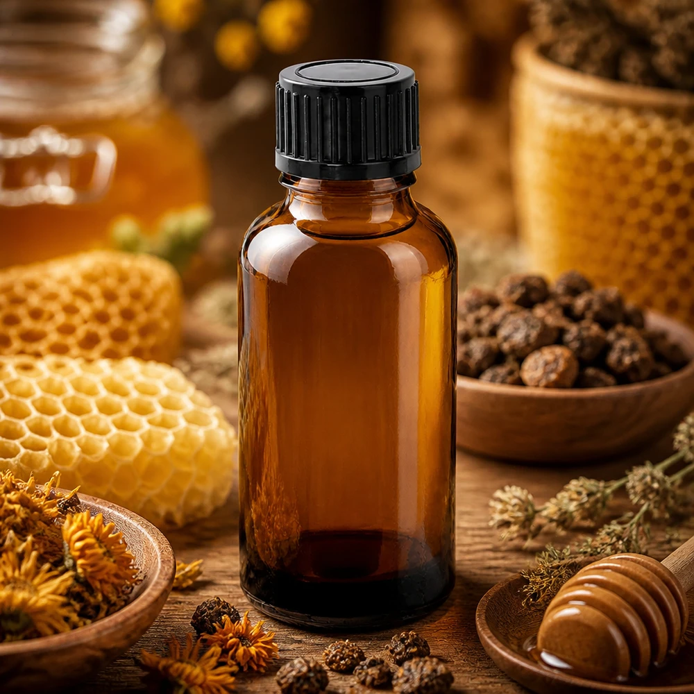 30ml Flasche 11mm Schraubverschluss schwarz Standard BrownLine UT18/30 Robuste 30ml Braunglasflasche mit UT18 Gewinde ideal für DIY Kosmetik und Naturheilkunde