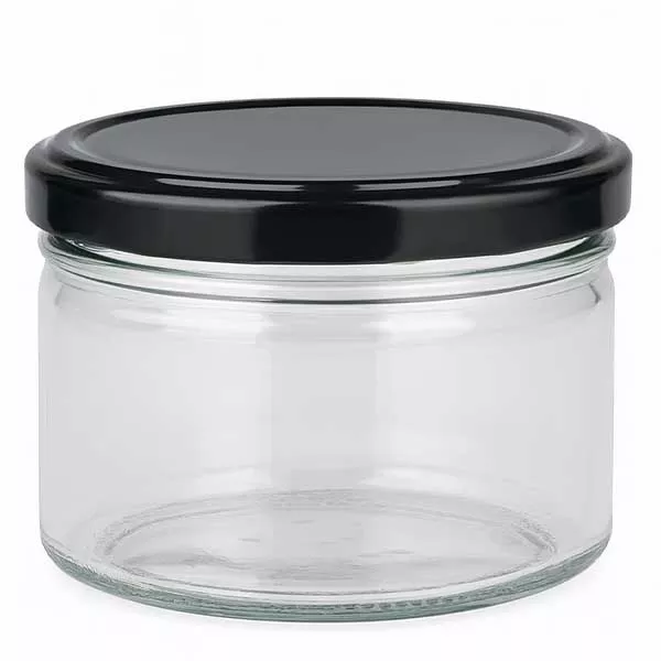 540ml Rundglas mit BasicSeal Deckel schwarz UNiTWIST 540ml Rundglas mit BasicSeal Deckel schwarz UNiTWIST