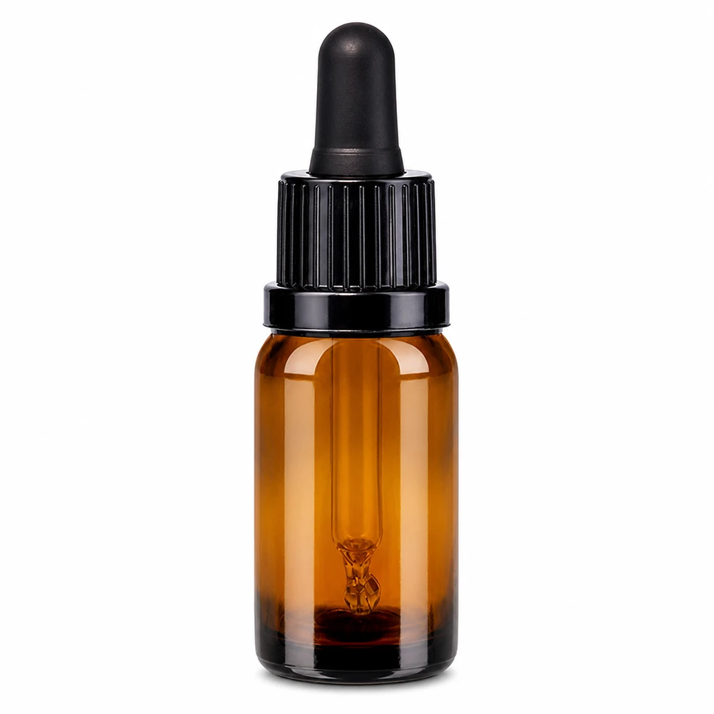 UV-Schutz Pipettenflasche 10ml braun schwarz für sichere Aufbewahrung von Essenzen