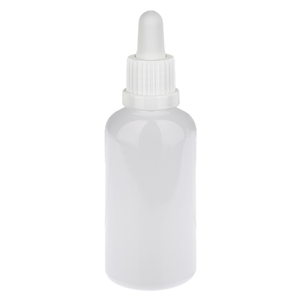 50ml Pipettenflasche weiß Originalitätsverschluss WhiteLine UT18/50