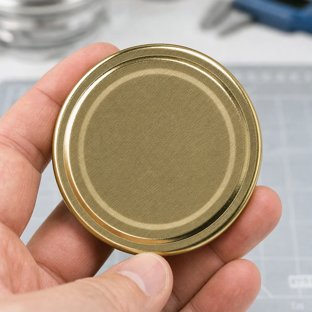 Hochwertig verarbeiteter UNiTWIST TO66 Deckel gold BPA-NI BioSeal unitemp für Marmeladen