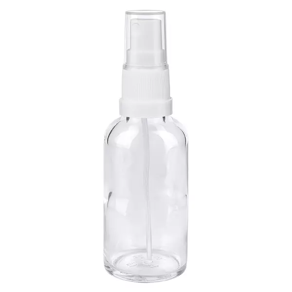 30ml Sprayflasche weiß/transparent Standardverschluss ClearLine UT18/30