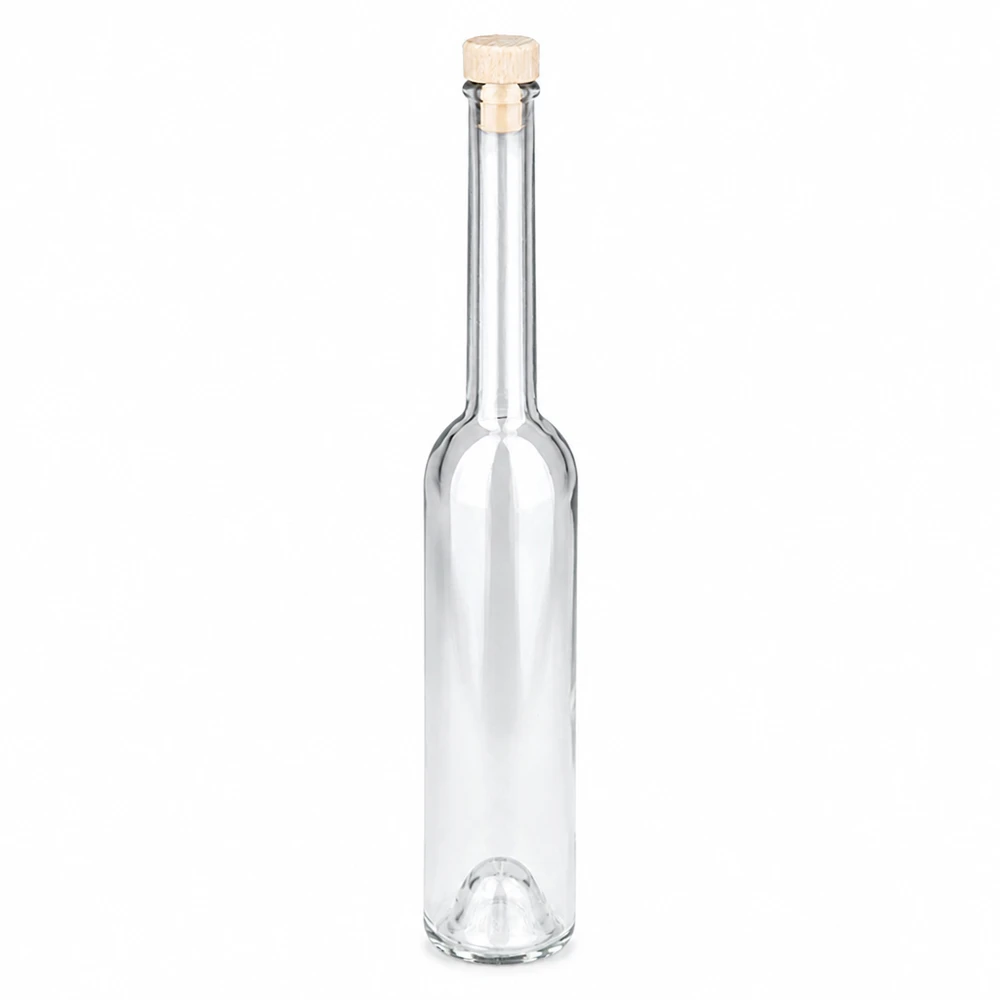 100ml Glasflasche "Hugo" mit Holzgriff-Korken UNiTWIST 100ml Glasflasche Hugo mit Holzgriff-Korken UNiTWIST transparent leer stehend