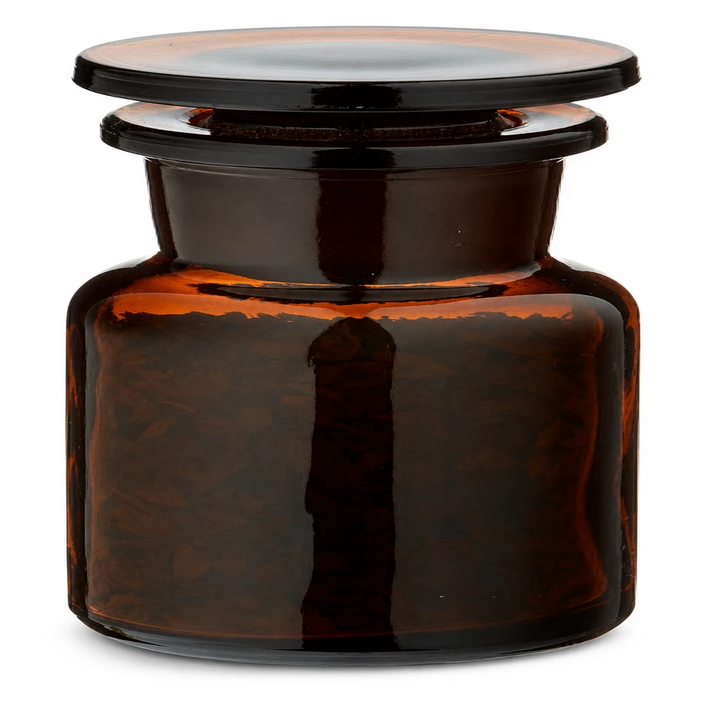 Braunglas Apothekerflasche 50ml Weithals für lichtempfindliche Gewürze