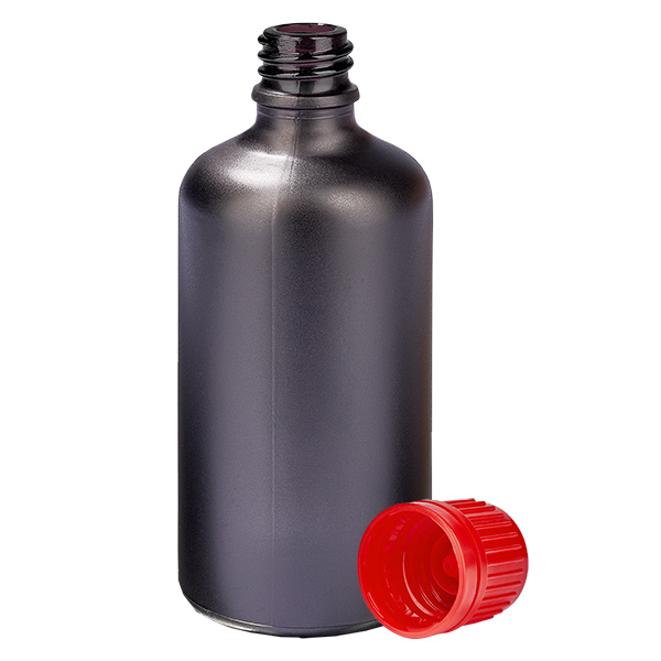 100ml Flasche 11mm Schraubverschluss rot Originalitätsverschluss BlackLine UT18/100 100ml Flasche 11mm Schraubverschluss rot Originalitätsverschluss BlackLine UT18/100