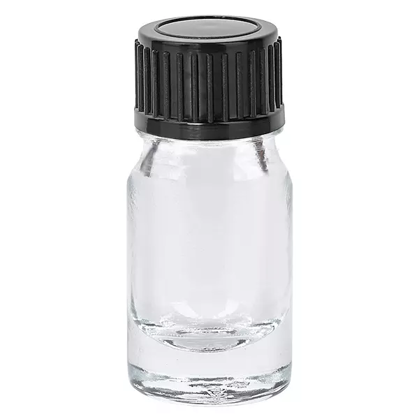 5ml Flasche 11mm Schraubverschluss schwarz Standard ClearLine UT18/5 5ml Flasche 11mm Schraubverschluss schwarz Standard ClearLine UT18/5