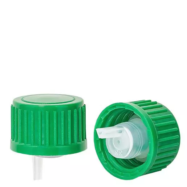 TropfVerschluss 0.8mm grün 18mm Standard