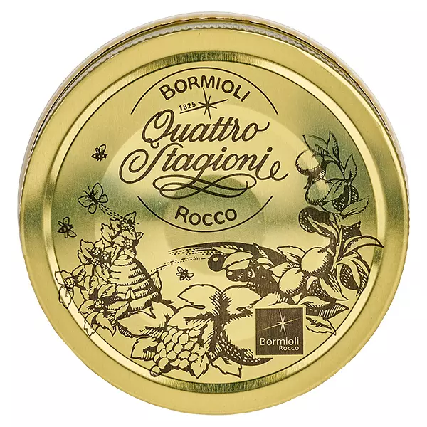 Schraubverschluss "Quattro Stagioni" gold QS56mm