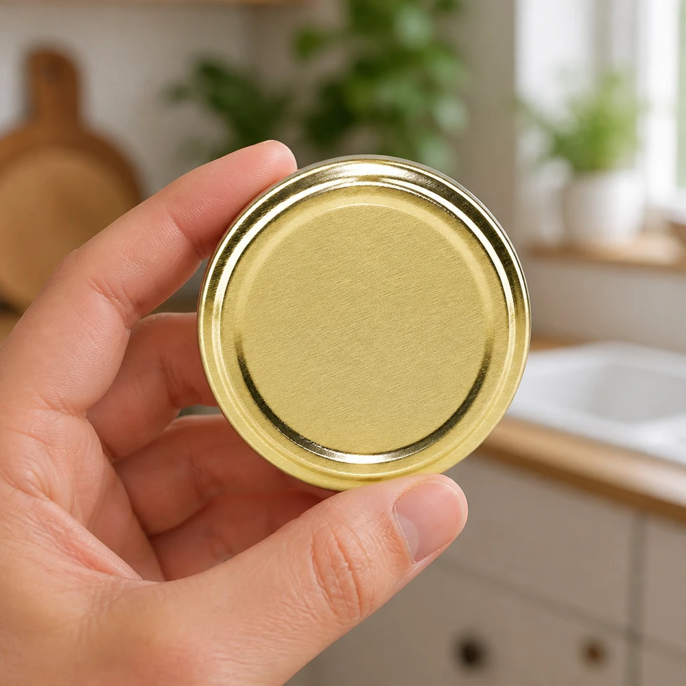 UNiTWIST TO43 gold Oberseite Metalldeckel BioSeal BPA-NI lebensmittelecht