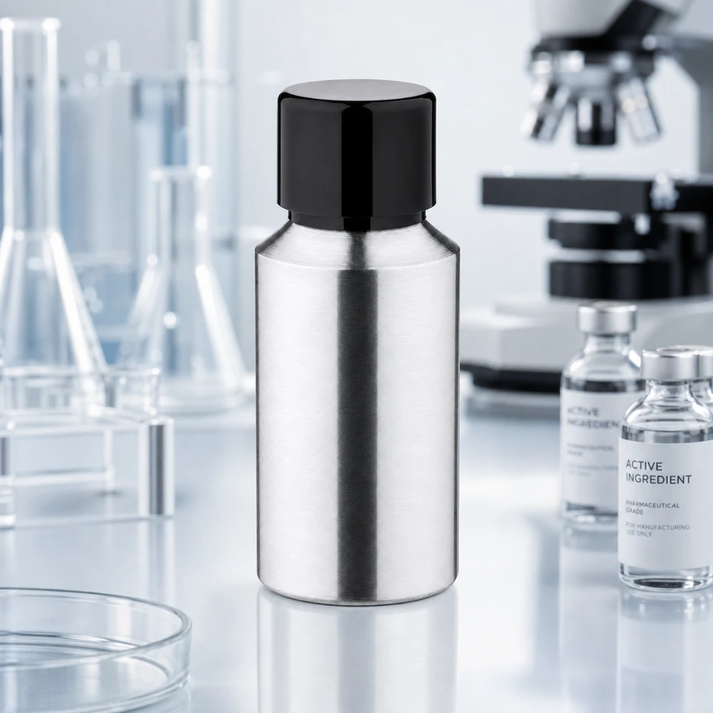 30ml Aluflasche mit geschliffener Textur und dichtem Schraubverschluss für längere Haltbarkeit