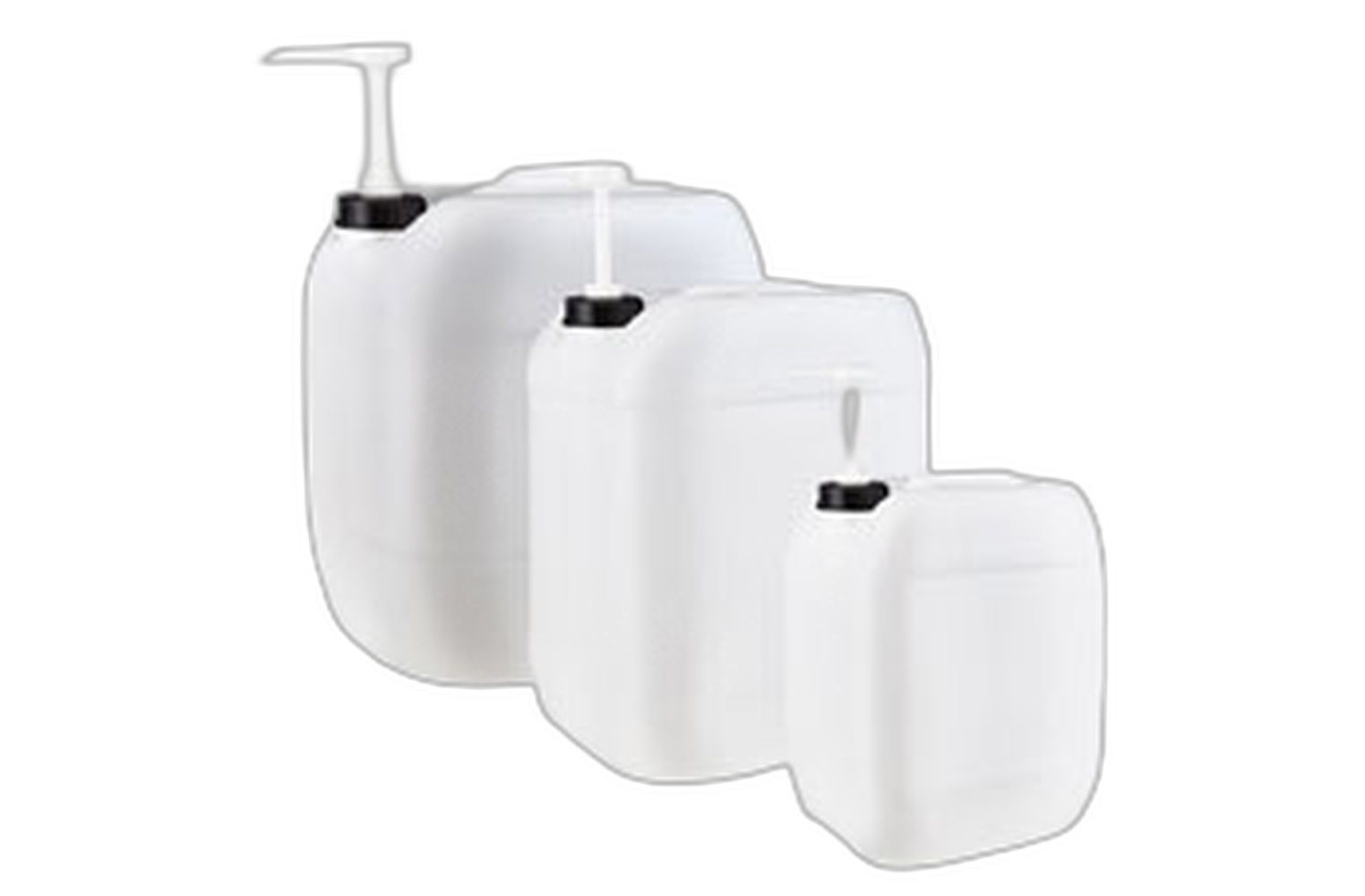Kanister natur mit Dosierpumpe