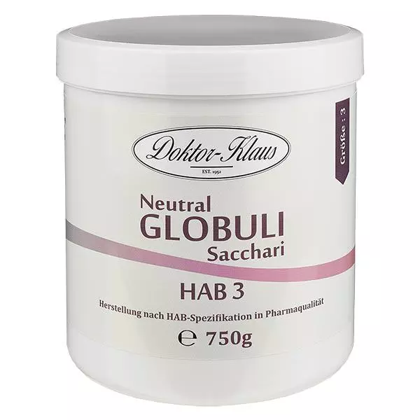 750g Neutral Globuli Gr. 3 von Doktor-Klaus