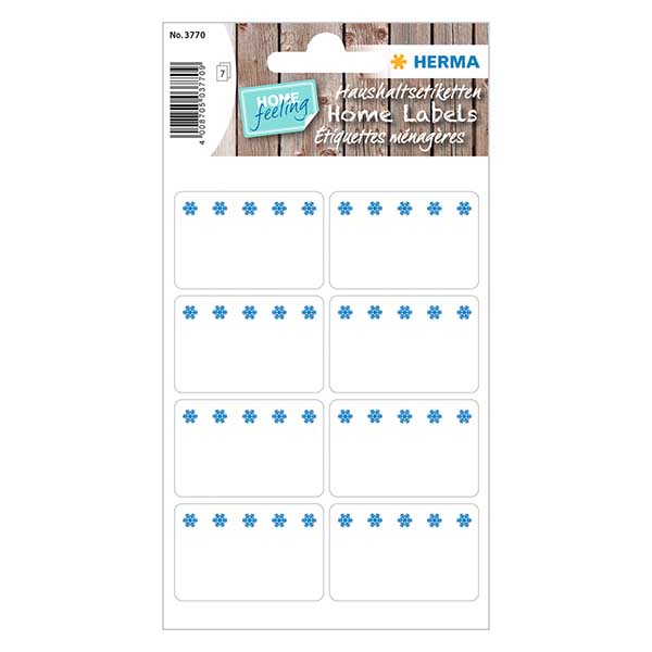 Tiefkühletiketten weiß (56 Aufkleber) 26x40mm