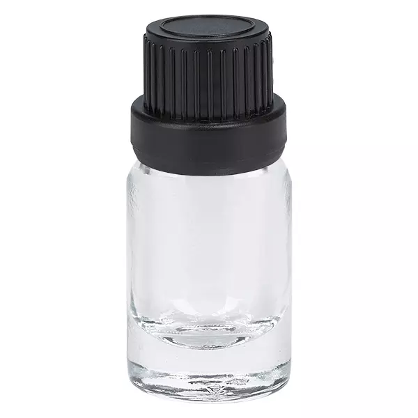 5ml Flasche 11mm Schraubverschluss schwarz Originalitätsverschluss ClearLine UT18/5 5ml Flasche 11mm Schraubverschluss schwarz Originalitätsverschluss ClearLine UT18/5