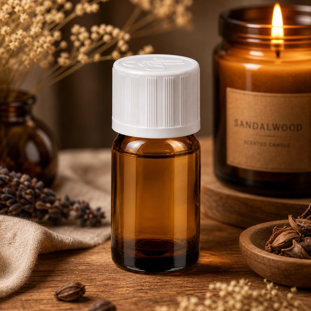 5ml Flasche 11mm Schraubverschluss weiß Standard Kindersicherung BrownLine UT18/5 Kompakte 5ml Essenzflasche mit lichtschützendem Design für optimale Haltbarkeit natürlicher Öle