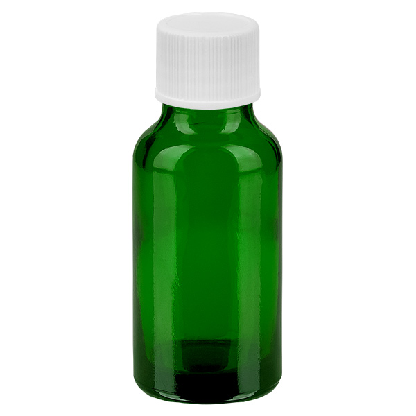 20ml Flasche 11mm Schraubverschluss weiß Standard GreenLine UT18/20