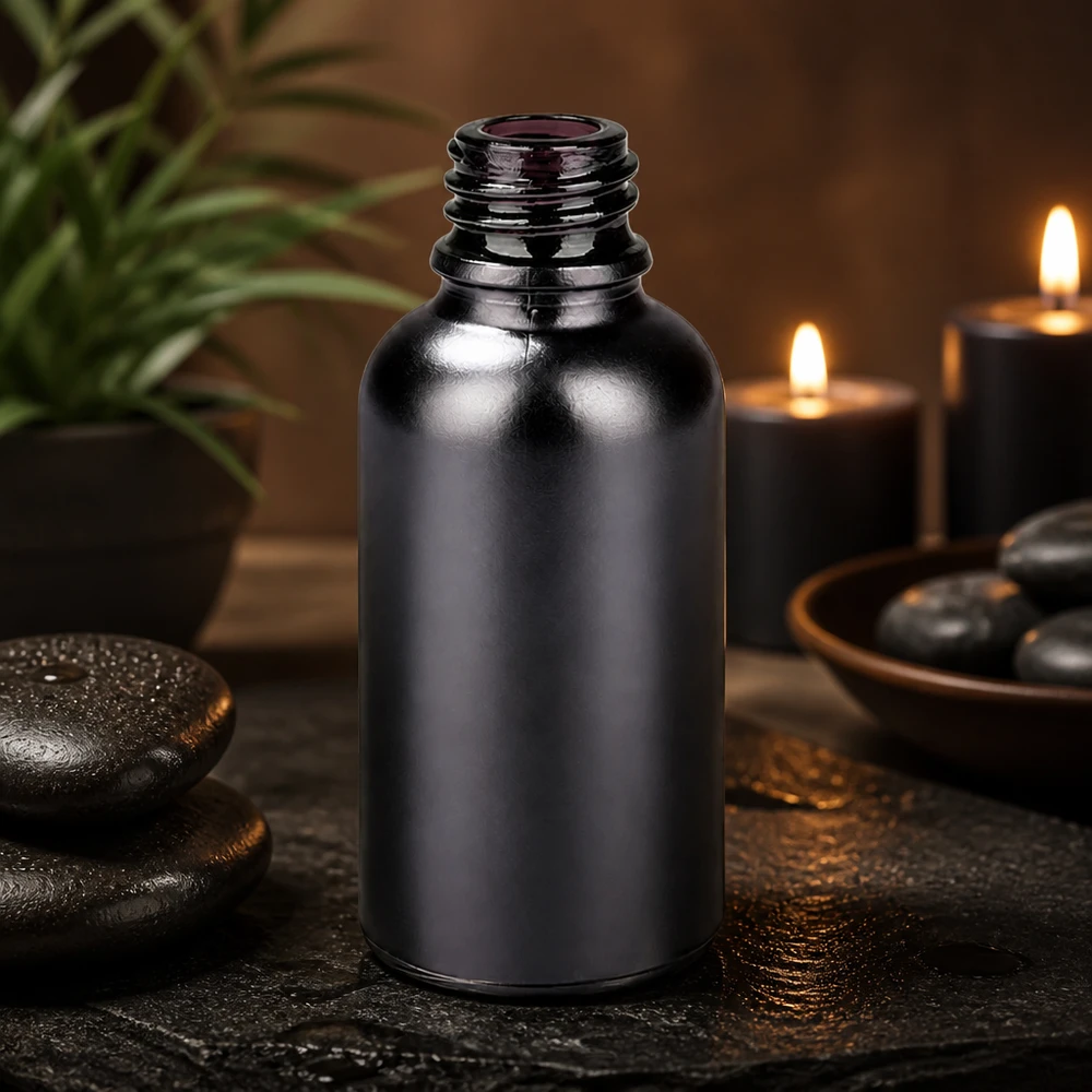 30ml Apothekerflasche BlackLine UT18/30 UNiTWIST 30ml Apothekerflasche BlackLine mit glänzender Oberfläche und zuverlässigem UT18/30 UNiTWIST System