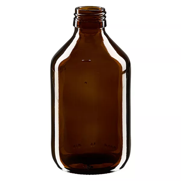 250ml Medizinflasche braun, ohne Verschluss PP28 ApoGlas 250ml Medizinflasche braun, ohne Verschluss PP28 ApoGlas