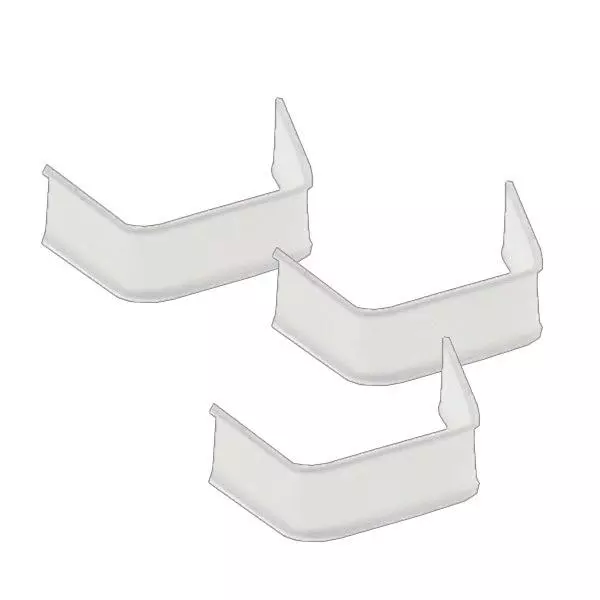 U-Clipbandverschluss weiß (100er Pack) 40mm U-Clipbandverschluss weiß (100er Pack) 40mm