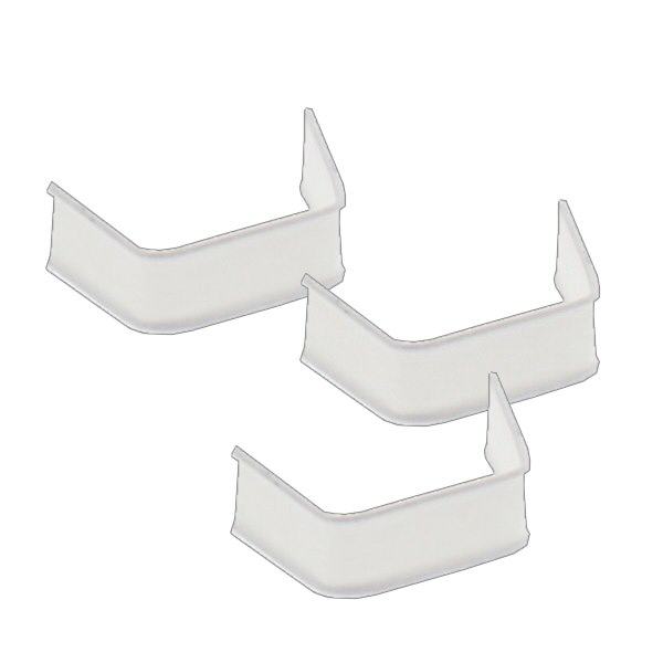 U-Clipbandverschluss weiß (100er Pack) 40mm U-Clipbandverschluss weiß (100er Pack) 40mm