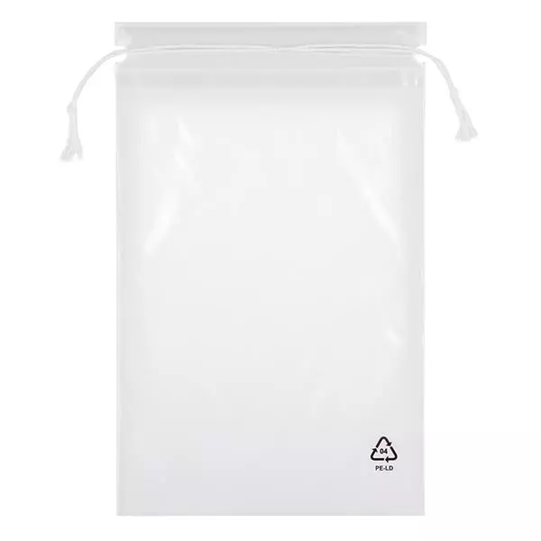 Beutel mit Kordelzug (100er Pack) 200x270mm/50µm