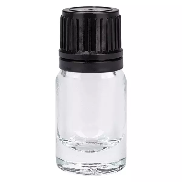 5ml Flasche 11mm Schraubverschluss schwarz Originalitätsverschluss ClearLine UT18/5 5ml Flasche 11mm Schraubverschluss schwarz Originalitätsverschluss ClearLine UT18/5
