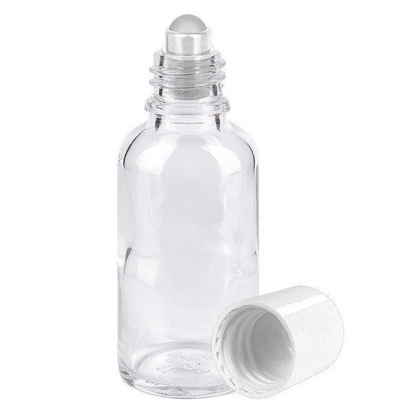 30ml Roll-On Flasche weiß Standardverschluss ClearLine UT18/30