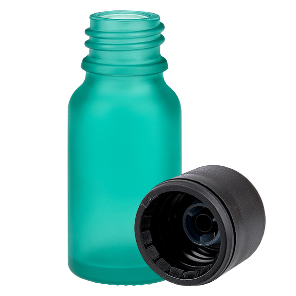 10ml Flasche 6mm Schraubverschluss schwarz Standard GreenLine UT18/10 10ml Flasche 6mm Schraubverschluss schwarz Standard GreenLine UT18/10