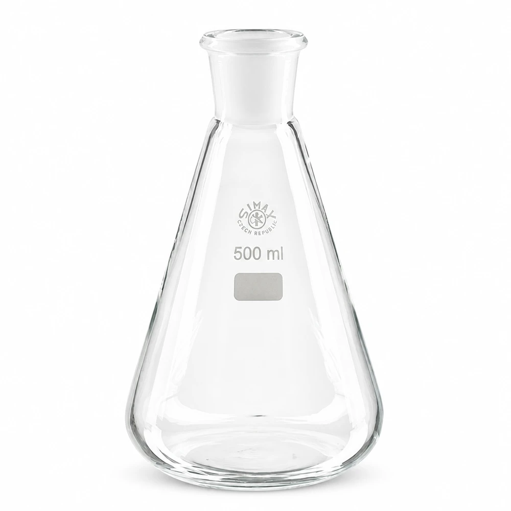 Professioneller Glaskolben 500ml für chemische Experimente und Analysen im Labor