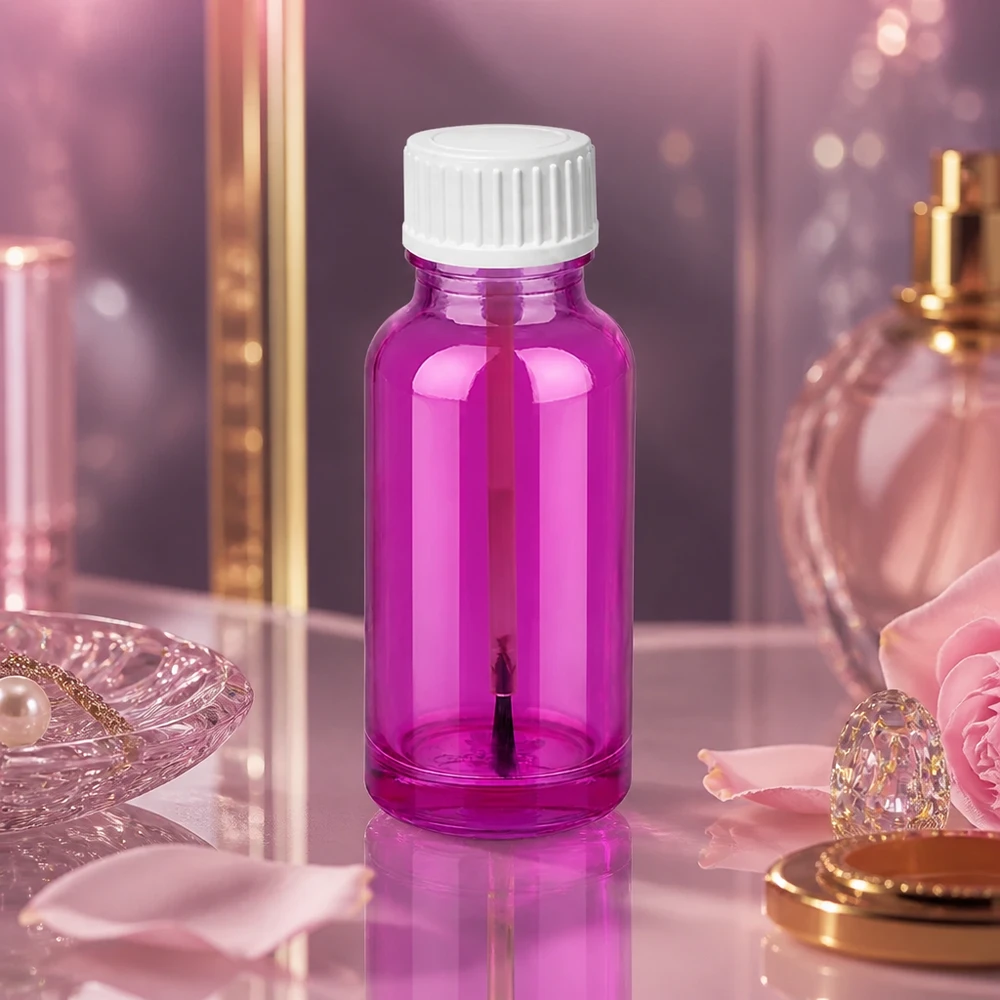 20ml STD Pinselflasche mit robustem Glasmaterial und praktischem Applikator für den Salon-Bereich