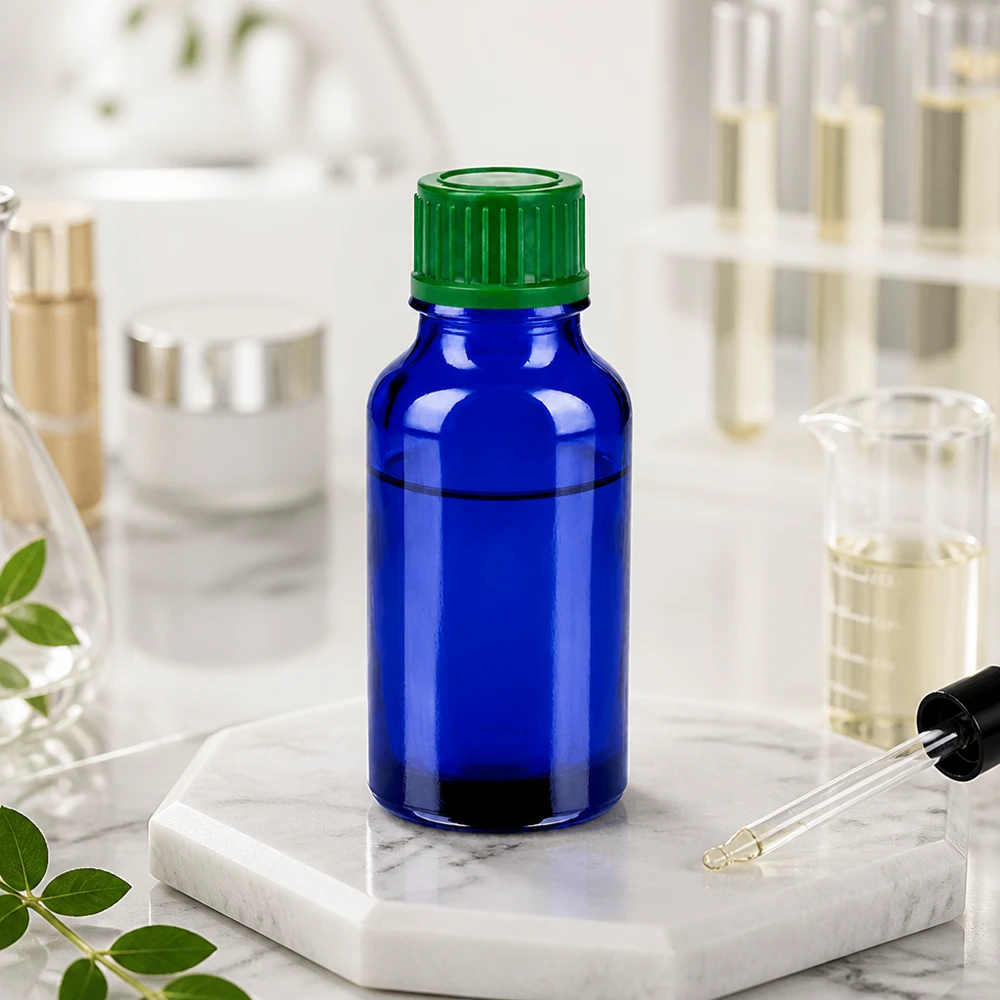 20ml Flasche 11mm Schraubverschluss grün Standard BlueLine UT18/20 Sterile 20ml Glasflasche für Medizin und Chemie kobaltblau mit grünem 11mm Verschluss BlueLine UT18/20