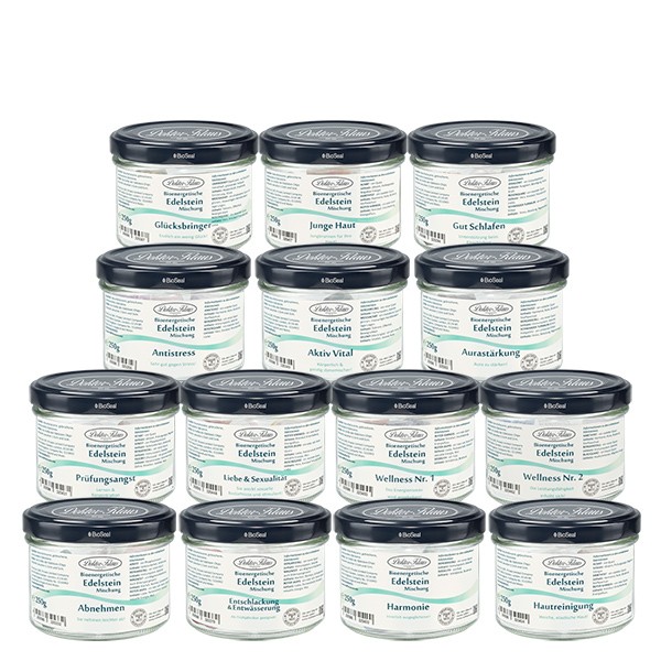 Edelsteinmischungen Bundle 1-2: 14 Sorten