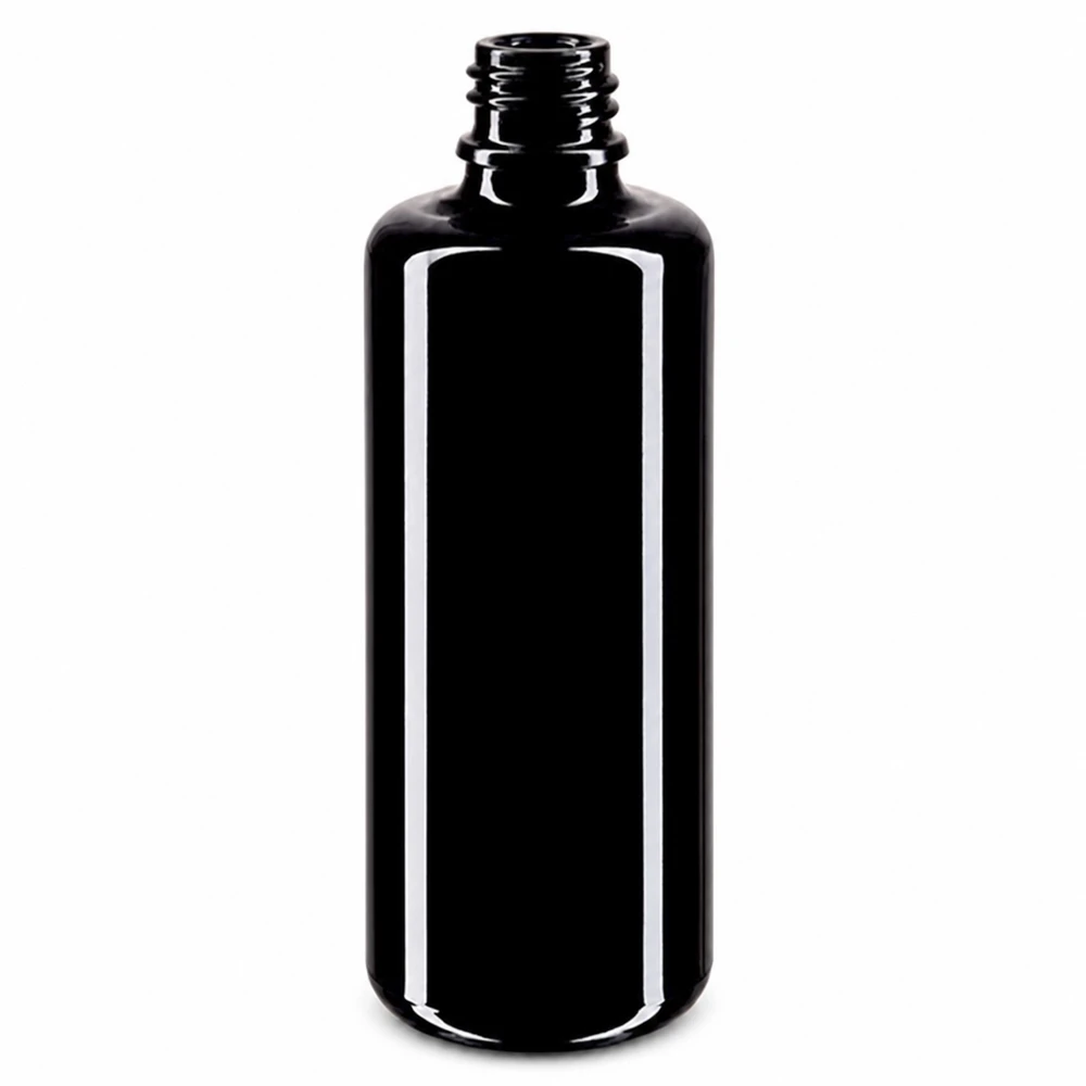 Violettglas Flasche 50ml DIN 18 (Mironglas) Premium Violettglas Tropfflasche Orion 50ml mit Gewinde für optimalen Produktschutz