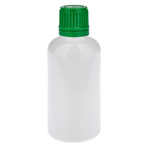 50ml Flasche 11mm Schraubverschluss grün Originalitätsverschluss WhiteLine UT18/50