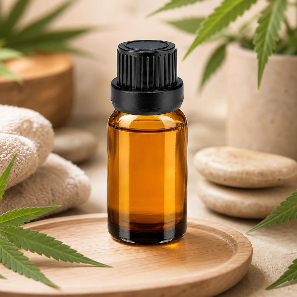 10ml Braunglas Flasche UT18/10 mit schwarzem SV OV Verschluss für Labor und Forschung