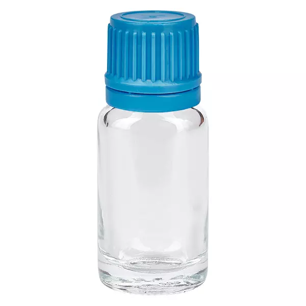 10ml Flasche 11mm Schraubverschluss blau Originalitätsverschluss ClearLine UT18/10