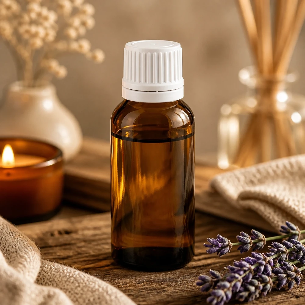30ml Tropfflasche mit weißem Originalitätsverschluss UT18 für sichere Aufbewahrung von Essenzen