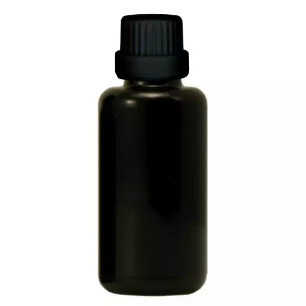 Apothekenflasche violett 30ml Schraubverschluss schwarz Giessring Originalitätsverschluss Apothekenflasche violett 30ml Schraubverschluss schwarz Giessring Originalitätsverschluss