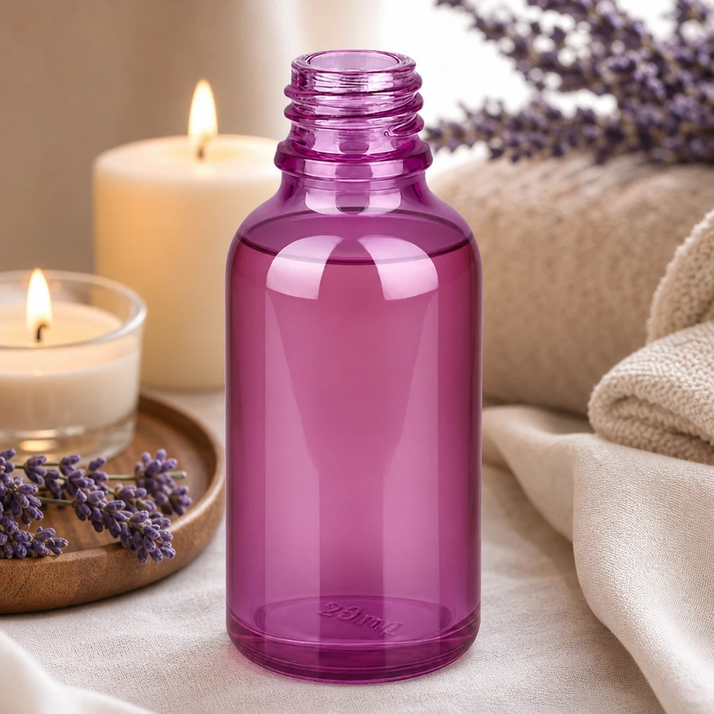 30ml Apothekenflasche PurpleLine UT18/30 UNiTWIST Elegante 30ml Apothekerflasche PurpleLine in trendigem Violett-Design für Naturkosmetik